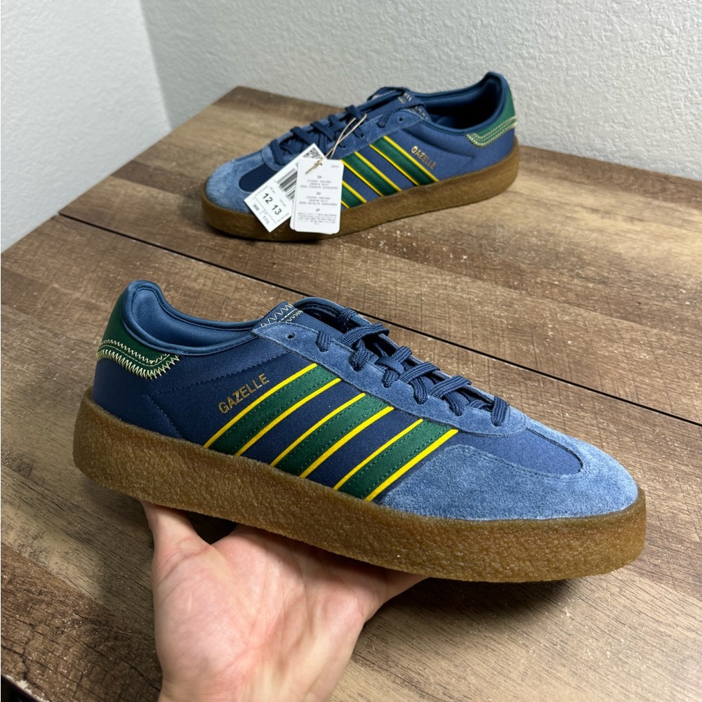 Adidas x CLOT Originals Gazelle Night Marine Collegiate Green JR5408 Men's‎ 12